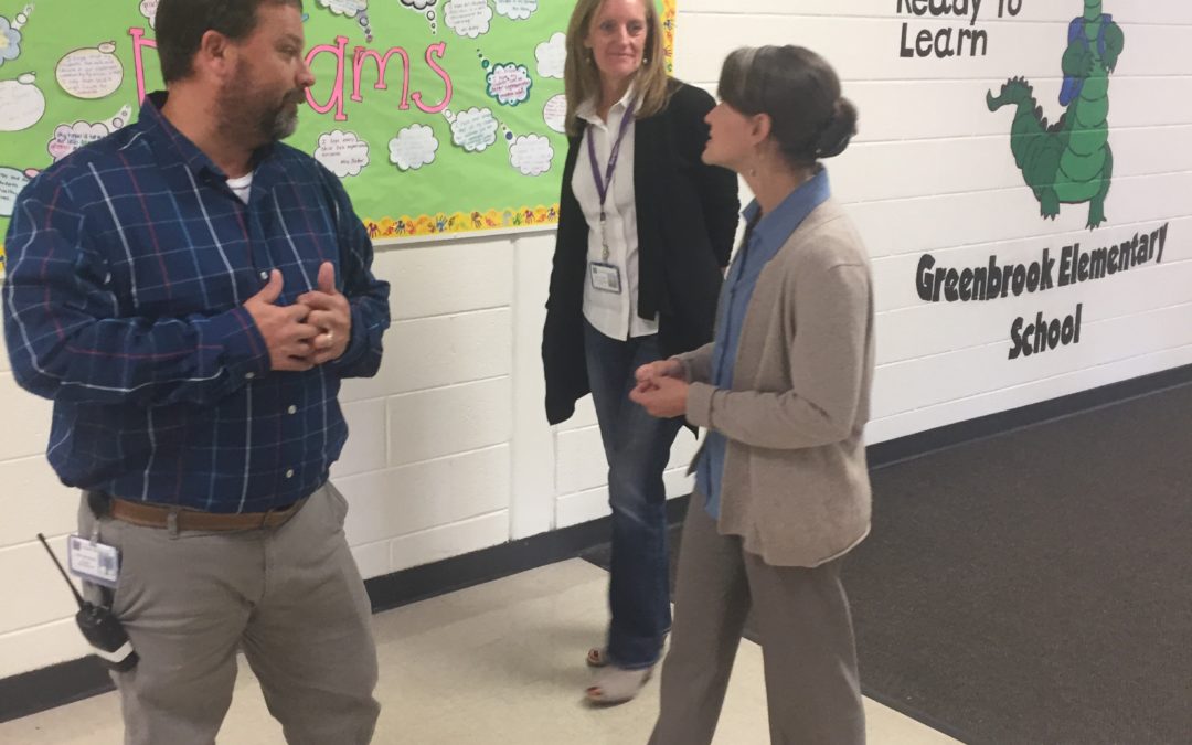 Mussman Tours Greenbrook Elementary in Hanover Park