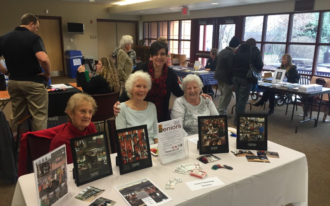 Manley Visits with Seniors at Troy Township Senior Fair