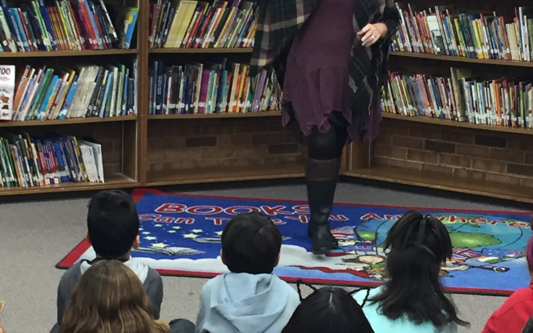 Manley Reads to Students at Jefferson Elementary School