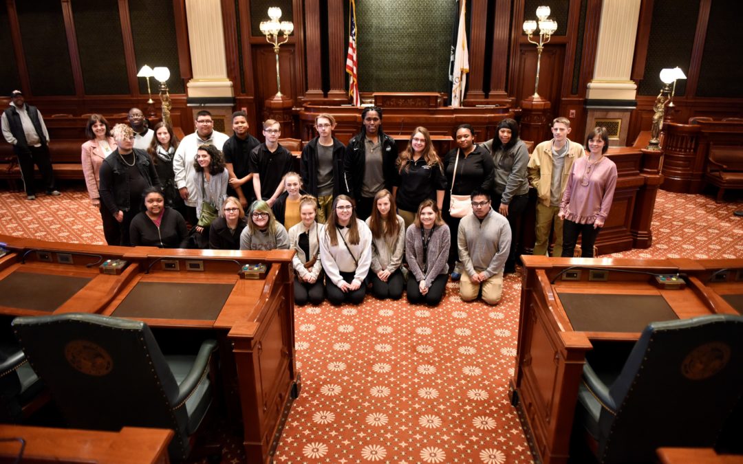 Scherer Joins Eisenhower Students for day at the Capitol