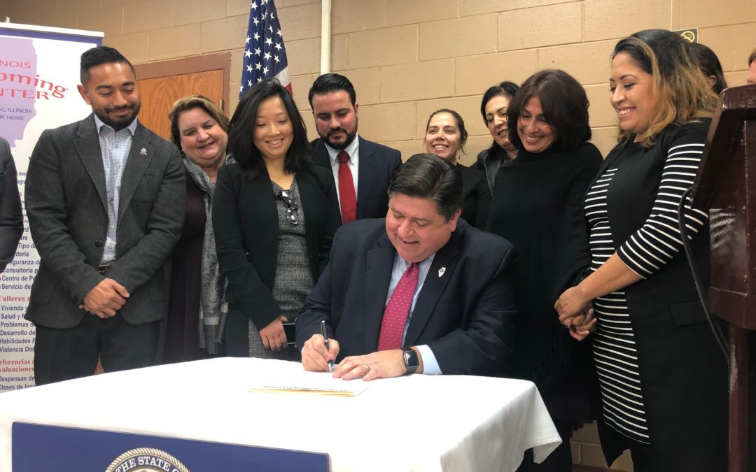 Latino Caucus Welcomes Gov. Pritzker as a Partner in Effort to Welcome, Support Immigrant Families