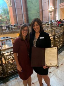 Stuart Congratulates Illinois Teacher of the Year Susan Converse