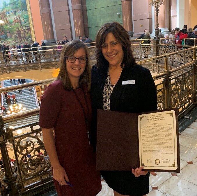 Stuart Congratulates Illinois Teacher of the Year Susan Converse