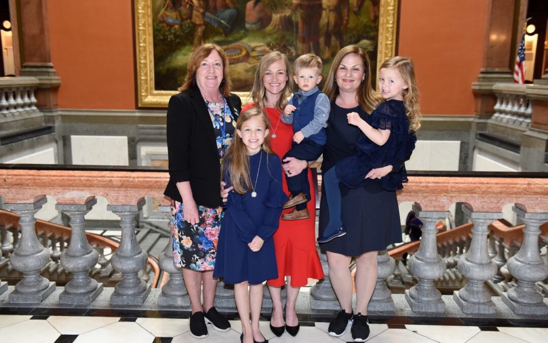 Bristow Presents Resolution to Honor Life of Godfrey Fire Captain Jake Ringering