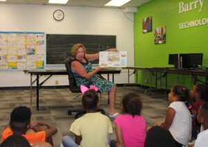 PHOTO: State Rep. Monica Bristow, D-Alton, visited the Alton Boys and Girls Club on Tuesday to read to local youth currently enrolled in the Club’s program, to meet and tour with staff, and learn more about the club’s work.