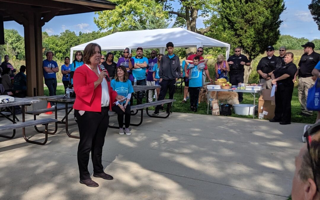 Mason Delivers Remarks at Annual Suicide Prevention Walk