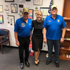 State Rep. Terra Costa Howard meets with members of the VFW Lilac Post 5815.