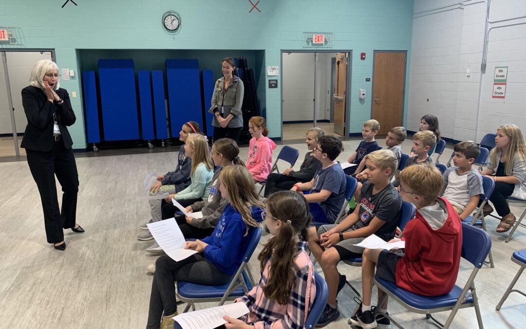 Edly-Allen Serves as Principal for the Day at Rockland Elementary School
