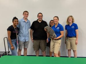 State Rep. Sam Yingling (middle) with the Animal Ambassadors.