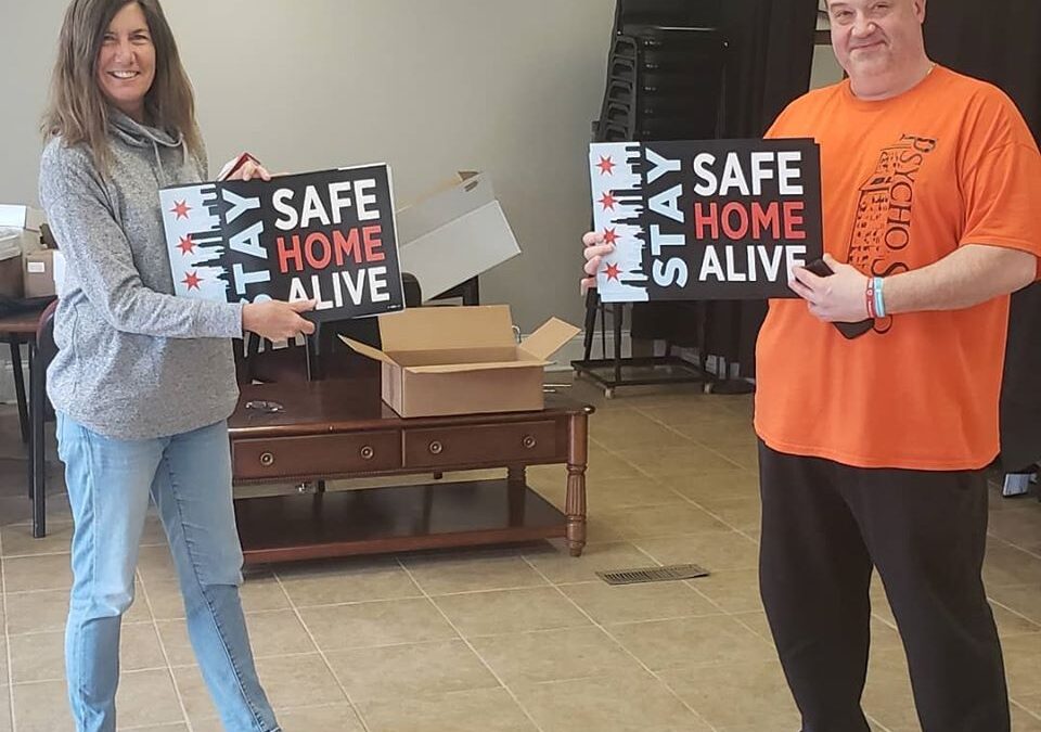Hurley Urges Residents to Stay Home, Offers “Stay Home, Stay Alive” Signs to Community
