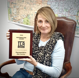 Pictured: State Rep. Deb Conroy was named Outstanding Illinois Legislator by the Illinois Counseling Association.
