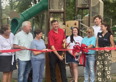 Hoffman Celebrates Opening of New Playground at Belleville’s Laderman Park