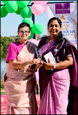 Manley Joins Beautiful Minds for Pink Saree 5K and Wellness Expo